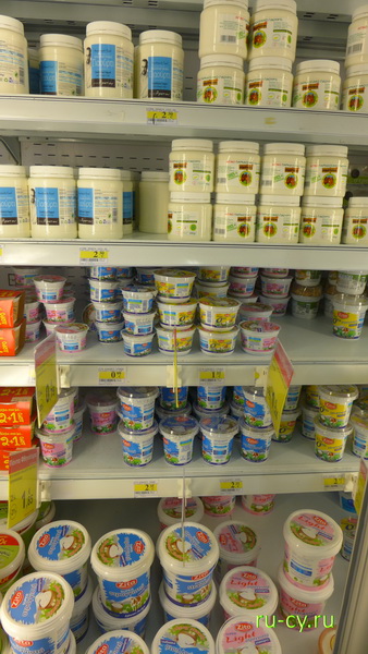 йогурты для детей на Кипре