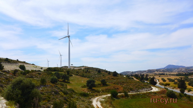 ветряная электростанция на Кипре